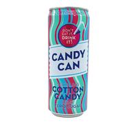 Candy Can Cotton Candy Bevanda Gusto Zucchero Filato 12 Lattine da 330 ml