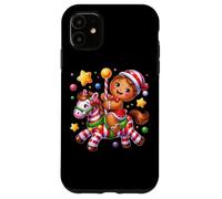 Candy Cane Carousel Deliziosi sogni di pan di zenzero Custodia per iPhone 11