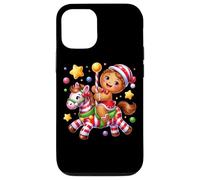 Candy Cane Carousel Deliziosi sogni di pan di zenzero Custodia per iPhone 12/12 Pro