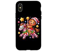 Candy Cane Carousel Deliziosi sogni di pan di zenzero Custodia per iPhone X/XS