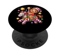 Candy Cane Carousel Deliziosi sogni di pan di zenzero PopSockets PopGrip Adesivo