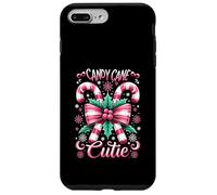 Candy Cane Cutie Natale Coquette Bow Dots Decorazione di Natale Custodia per iPhone 7 Plus/8 Plus