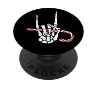 Candy Cane di Natale in metallo PopSockets PopGrip Adesivo