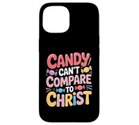 Candy Can't Compare To Christ Fede Amore Custodia per iPhone 15