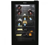 Candy Cantinetta vino Candy CWC 021 M/N 21 bottiglie 6 ripiani in acciaio +1 wine rack luce led nero 8059019021560