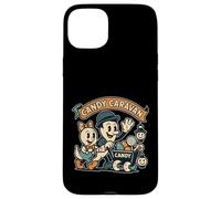 Candy Caravan Ghost Wagon verde acqua Custodia per iPhone 15 Plus