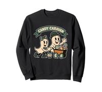 Candy Caravan Ghost Wagon Vintage Felpa