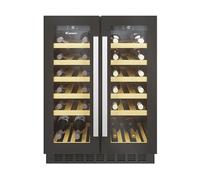 CANDY CCVB 60D/1 CANTINETTA INCASSO, 38 bottiglie, 12 ripiani, dimensoni: L 59,5 cm, A 81,3 P 56,2 temperatura massima 18 °C, minima 5 Nero