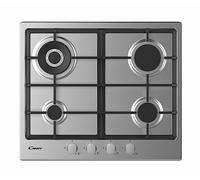 Candy Timeless CHG6BR4WX Acciaio inox Da incasso 60 cm Gas 4 Fornello(i)