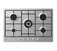 Candy Moderna CHW74WX Acciaio inox Da incasso 75 cm Gas 5 Fornello(i)