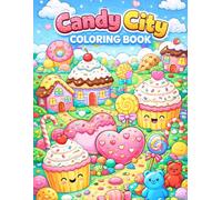 Candy City Coloring Book: A Fun and Cute Coloring Adventure for Kids