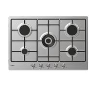 Candy Classic CHW74WTX Acciaio inox Da incasso 75 cm Gas 5 Fornello(i)