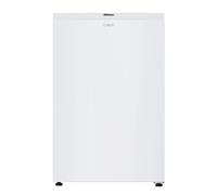 Candy CNOQ2S58EW, mini frigorifero con congelatore, larghezza 54,5 x 85 cm, 129 l, 2 ripiani, 3 balconi, 1 cassetto, controllo meccanico della temperatura, illuminazione a LED, altezza regolabile, 37