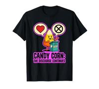 Candy Corn: Il discorso Continua Umorismo Amante Halloween Maglietta