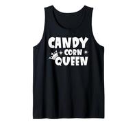 Candy Corn Queen Halloween Divertente Autunno Canotta