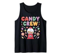 Candy Crew Funny Colorful Sweet Tooth Party Canotta