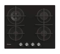 CANDY CVG6BR4WPB PIANO COTTURA 4 FUOCHI A GAS - IN VETRO NERO