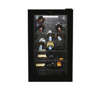 CANDY CWC 021 M/NF con Compressore CANTINETTA, 21 bottiglie, 6 ripiani, dimensoni: L 40 cm, A 70 cm, P 54,5 cm, temperatura massima 18 °C, Nero