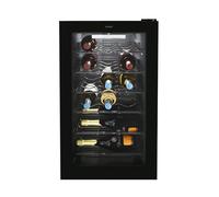 CANDY DiVino Cantinetta Vino 21 Bottiglie, Libera Installazione, Controllo Meccanico, Luce LED, Ripiani Cromati, Porta in Vetro, App hOn, 70 x 40 x 54.5 cm (AxLxP), CWC 021 M/NF
