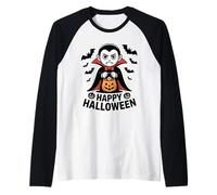 Candy Dracula Camicia Carino Halloween Vampiro con Dolci Maglia con Maniche Raglan