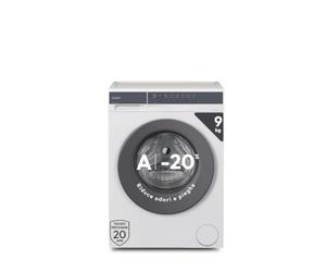 Candy Easy Pro Lavatrice 9 Kg, 1200 Giri 20%, Bianca | Motore Inverter, Cicli Rapidi, 70 dB, AI Silent Motion, Smart Spray, Silenziosa, LxPxA 60x55x85 cm, EY 29GG8-S