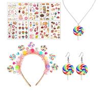 Candy Fascia Lollipop Fascia per capelli Sweet Candy Cane