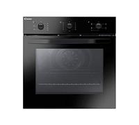 Candy FCS 502 N/E Forno Elettrico da Incasso, Ventilato, Capacità 65 Litri, Funzione Grill e Pizza, 5 Programmi, 56.8x59.5x59.5 cm, Nero, Classe A