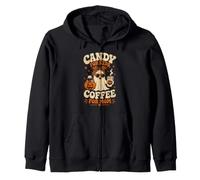 Candy for Kids Coffee Mom Cute Halloween Ghost Felpa con Cappuccio