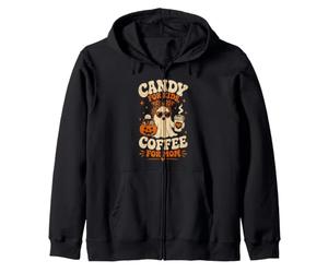 Candy for Kids Coffee Mom Cute Halloween Ghost Felpa con Cappuccio