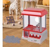 Candy Grabber - Macchina automatica per caramelle, con effetti sonori e joystick, colore: rosso