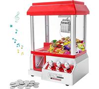 Candy Grabber Machine Musica Ricaricabile Mini Artiglio Macchina con 20 Monete A Batteria Dolce Grab Macchina per Bambini E Artiglio Macchina Arcade Game