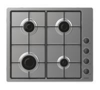 Candy Idea CHW6LBX Acciaio inox Da incasso 56 cm Gas 4 Fornello(i)