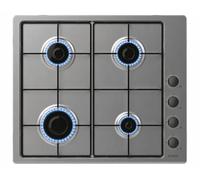 Candy Idea CHW6LBX Acciaio inox Da incasso 56 cm Gas 4 Fornello(i)