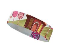 Candy Land - Fascia sportiva per donne e uomini, adatta a tutte le dimensioni della testa, ultra assorbente e antiscivolo, per corsa, yoga, palestra