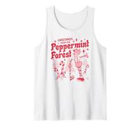 Candy Land Greetings from The Peppermint Forest Retro Poster Canotta