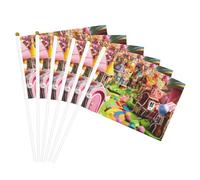 Candy Land Print Bandiera palmare leggera Festival Bandiere Indoor Outdoor Decor Parade Party Eventi