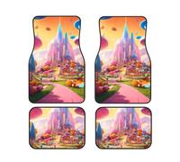 Candy Land Print - Set di 4 tappetini protettivi per furgoni, berline, camion