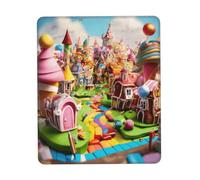 Candy Land - Sottomano da scrivania, lavabile, per ufficio/gioco/scrittura, base in gomma, superficie in poliestere