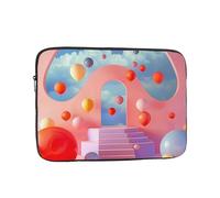 Candy Land Style House - Custodia antiurto per computer portatile, sottile, leggera, portatile, da viaggio per 17"