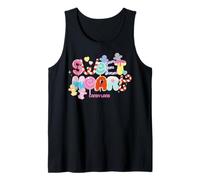 Candy Land Valentine's Day Sweet Heart Candy Letters Canotta