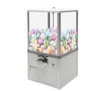 Candy Machine Professionale, Gashapon Machine a Mo-neta, Grande Vending Equipment Commerciale, Capsule Toys Colorati, Ideale per Amusement Parks e Arcade(White)