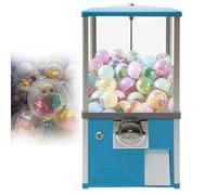 Candy Machine Professionale, Gashapon Machine a Mo-neta, Grande Vending Equipment Commerciale, Capsule Toys Colorati, Ideale per Amusement Parks e Arcade(Blue)