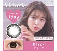 Candy Magic - Victoria 1 Day Color Lens Black 10 pcs P-6.00 (10 pcs)