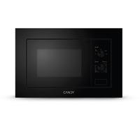 Candy CA38FMW8NB Microonde Wave 600 Full Black Framed Incasso, Solo microonde, 17 litri, Nero