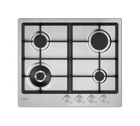 Candy Moderna CHG6BF4WTX Acciaio inox Da incasso 60 cm Gas 4 Fornello(i)