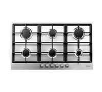 Candy Timeless PG960/1SXGH Acciaio inox Da incasso 90.9 cm Gas 6 Fornello(i)