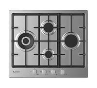 Candy Idea CHG6D4WX Acciaio inox Da incasso 60 cm Gas 4 Fornello(i)