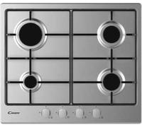 Candy Piano Cottura 4 Fuochi a gas da Incasso Larghezza 60 cm colore Inox - CEL6PBRX Serie Timeless
