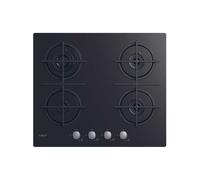 Candy piano cottura a gas 4 fornelli da incasso 59 cm vetro nero CVG6B