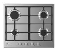 CANDY - Piano Cottura CHG6BRX a Gas 4 Fuochi Gas Colore Inox